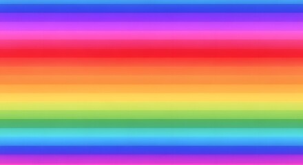 A colorful array of horizontal bands showcasing a spectrum of vibrant hues and shades in harmony