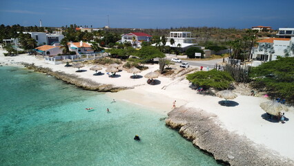 Obraz premium view of the beach in Aruba