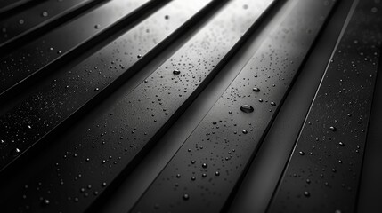 Black and White Interior Wall with Wainscoting, Baseboard, and Dark Floor