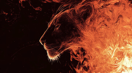 Lion for graphic work. Lion abstract art background.Animal backdrop wallpaper