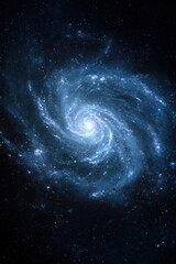 Spiral Galaxy in Deep Space.