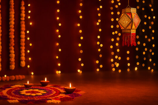 Traditional diwali background