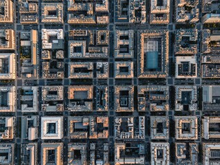 Urban Geometry from the Sky