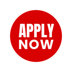 Apply Now Red Circle Button
