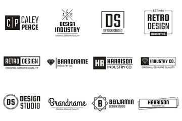 Studio Logos bundle, vector Logo, Filming Logos bundle, Photo studio Logos