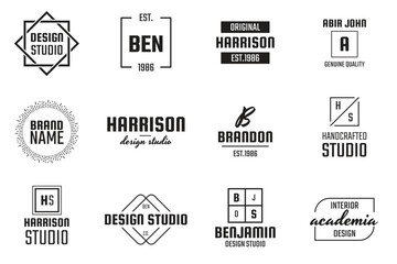Studio Logos bundle, vector Logo, Filming Logos bundle, Photo studio Logos