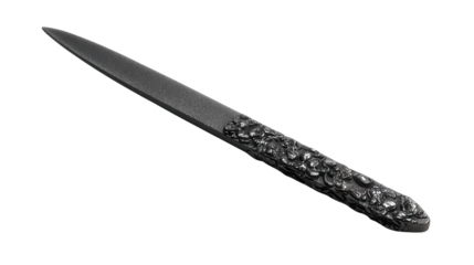 Nail file metal type background isolated on a Transparent background, PNG file.