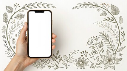 vector illustration of a mobile phone