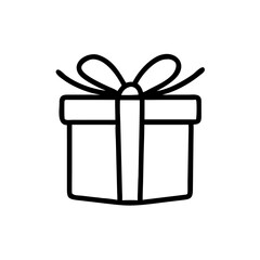 A vibrant vector illustration of a 3D gift box with a red ribbon and bow, perfect for Christmas, birthday, or any holiday celebration