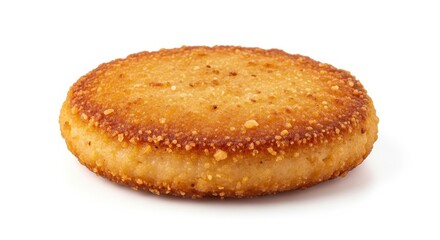 Fototapeta premium Golden Brown Fried Chicken Patty - Delicious crispy fried chicken patty, perfect for burgers or sandwiches.