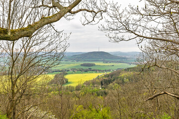 Löbauer Berg from Rotstein mountain