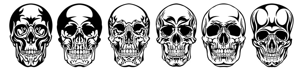Skull Silhouettes Collection