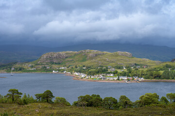 Overlooking Loch Shieldaig in the Scottish Highlands