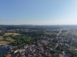 Aerial View of Rural Landscape