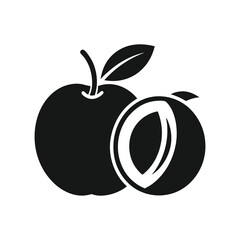 apple icon vector illustration