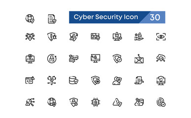Art & Illustration  Cyber Security Icon