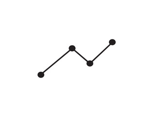 Elegant Data Chart Icon in Modern Vector Style