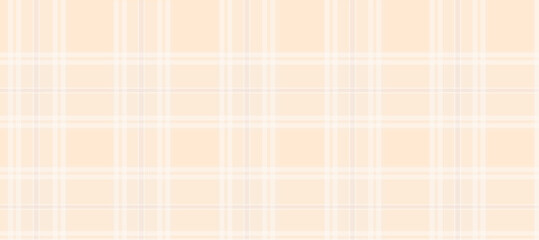 Geometric yellow plaid print in pastel tones, vector background