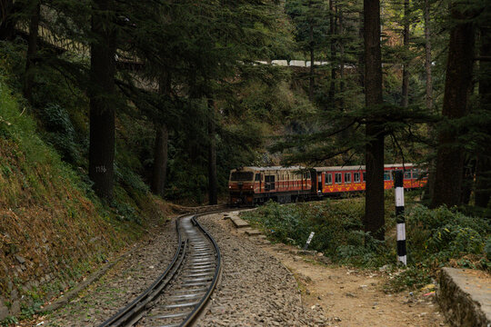 Various views of the toy train, Shimla	