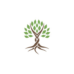 Elegant Twisted Tree Logo

