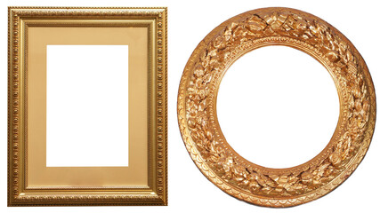 set of isolated picture frames gallery