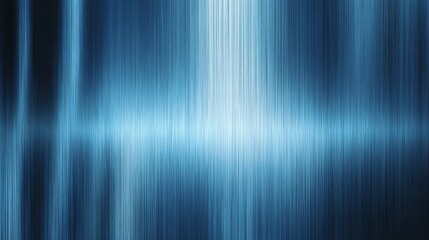 Abstract Blue Vertical Streaks of Light Creating a Smooth Gradient Background Effect Background.