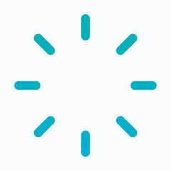 Loading Lineal Gradient Icon For User Interface, Isolated Vector Icon. 