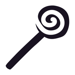 Halloween Silhouette Vector Hand Drawn 