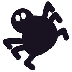 Halloween Silhouette Vector Hand Drawn 