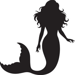 vector illustration of mermaid