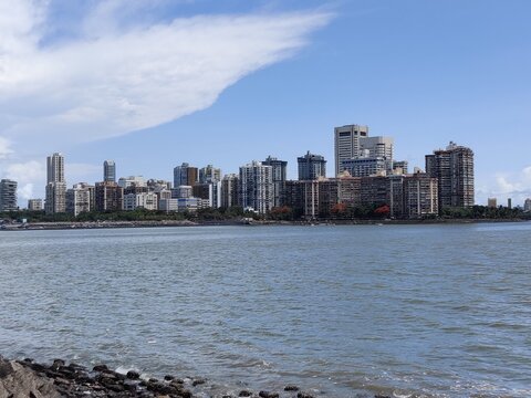 Mumbai's Cuffe Parade Skyline from Nariman Point