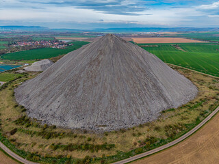 A view of the shaft dump near Sangerhausen