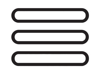 Fototapeta premium Clean Vector Menu Icon With Modern Line Art