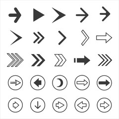 “Modern Arrow Icon Set – 25 Minimal, Versatile Directional Symbols for UI/UX Design”