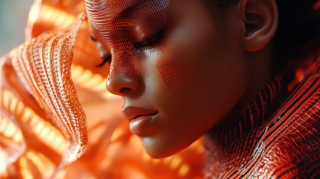 AI-Generated Fashion Design Concept Blending Art and Technology