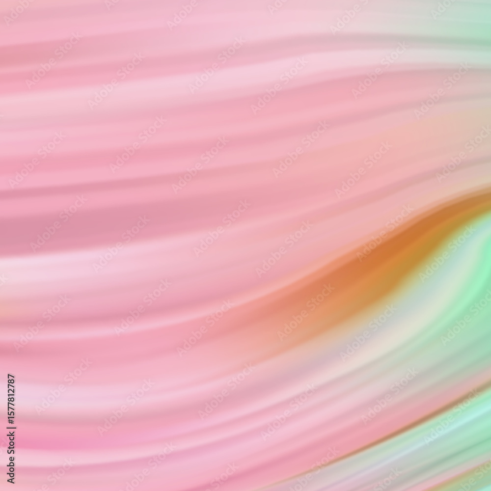 Poster Abstract pastel color flow texture with soft gradients and flowing lines creating a gentle and ethereal background effect