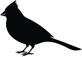 cardinal silhouette vector