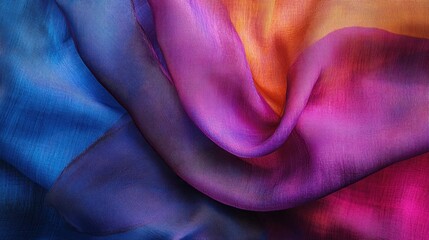 Vibrant Reactive Dyeing on Cotton Fabric Showcasing Deep Color Gradients