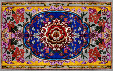 pattern, art, decoration, architecture, design, wall, mosaic, tile, ancient, ornament, old, religion, carpet, temple, texture, oriental, ceiling, arabic, iran, asia, flower, thailand, antique, culture