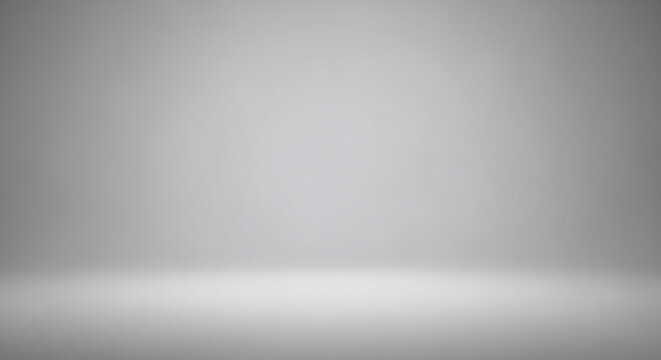 A plain grey gradient studio background with soft lighting. Ideal for product displays, presentations, or clean design elements