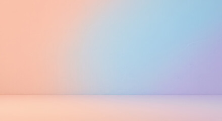 Empty  space with a gradient color scheme.