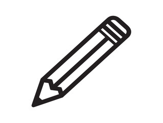 Creative Pencil Icon Design with Clean Minimal Lines