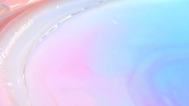 Abstract pastel swirl with pearlescent highlights and soft motion - dreamy background for cosmetics fashion and wellness visuals