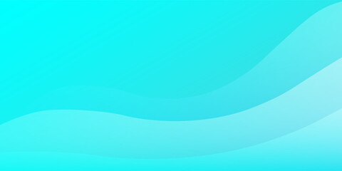 Fototapeta premium Modern banner background. full color, bright blue green gradation, wave eps 10