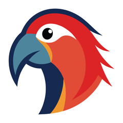 illustration of a cartoon parrot