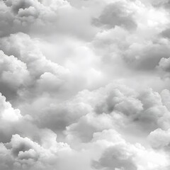 Dramatic Monochrome Cloudscape Sky Background