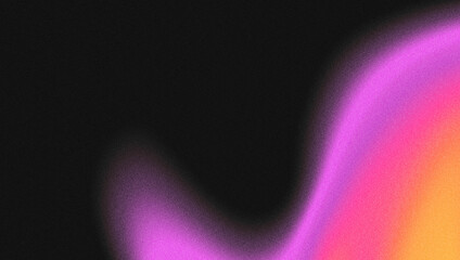 Gradient flows with magenta and orange against a dark background