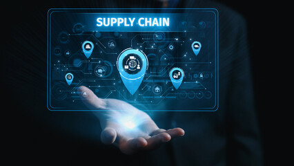 Supply chain processes with data-driven logistics, transportation, and distribution. enhances...