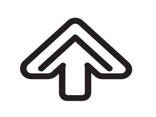 Elegant Line Art Upload Icon for Interface