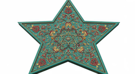 Ornate star design illustration